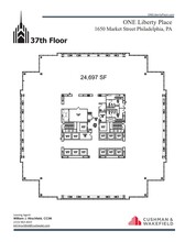 1650 Market St, Philadelphia, PA for lease Floor Plan- Image 1 of 1