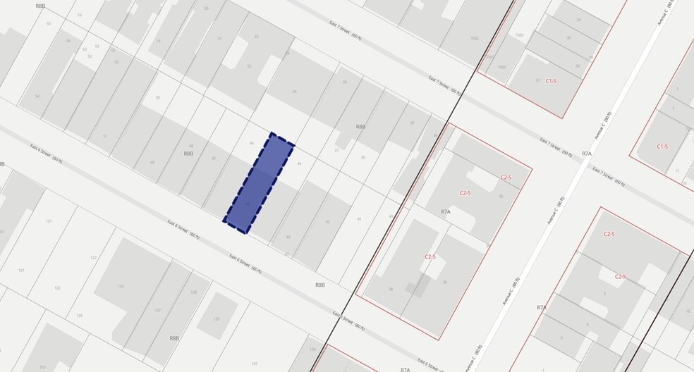 631 E Sixth St, New York, NY for sale - Plat Map - Image 3 of 3