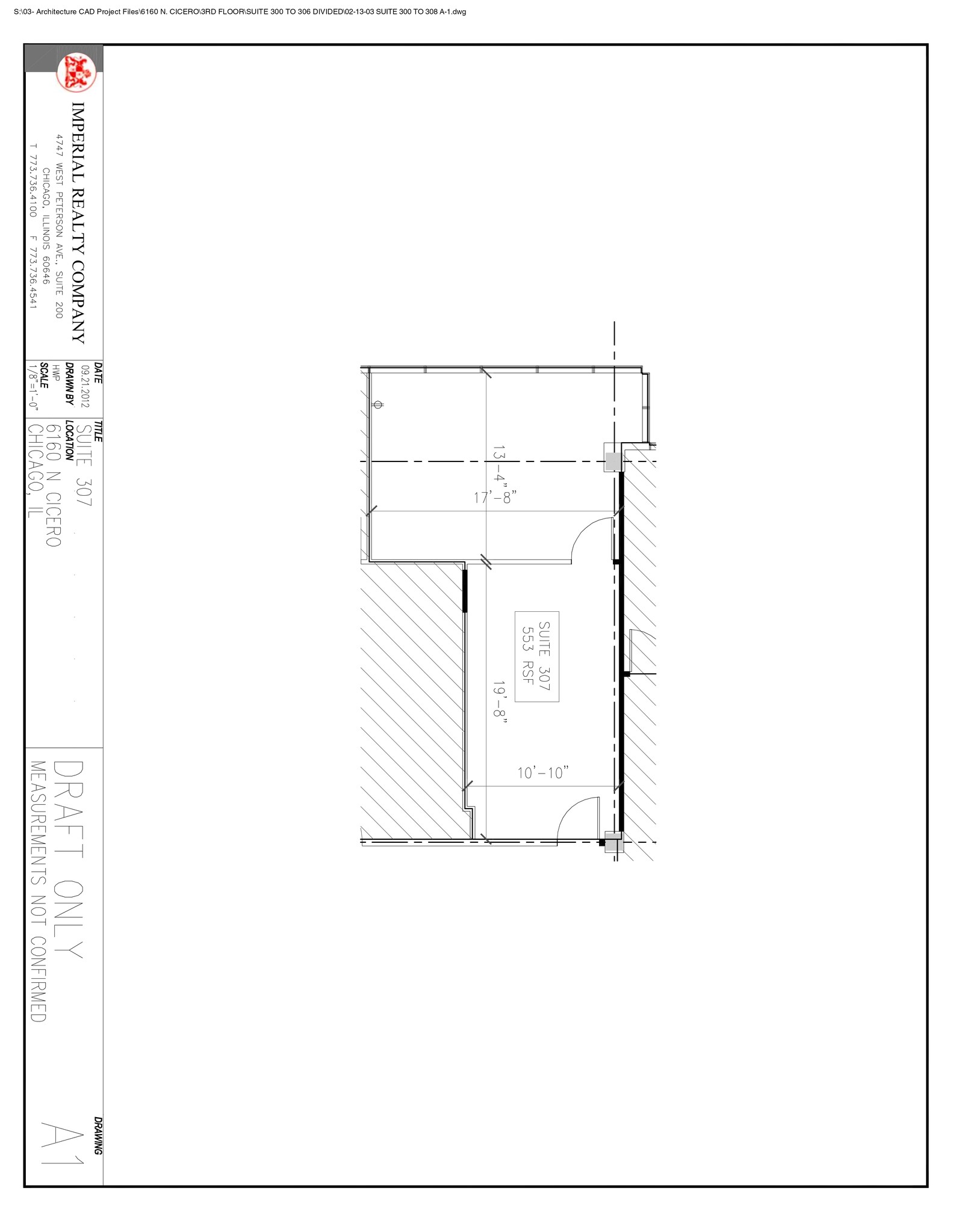 6160 N Cicero Ave, Chicago, IL à louer Plan de site- Image 1 de 1