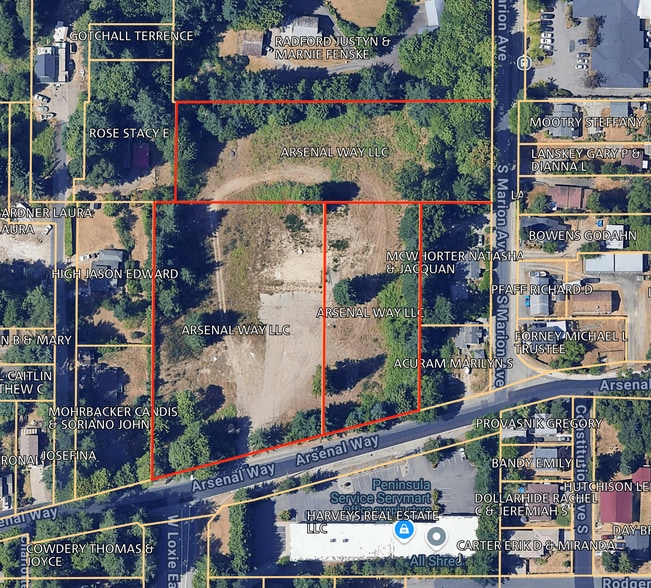 3536 W Arsenal Way, Bremerton, WA à vendre - Aérien - Image 3 de 6