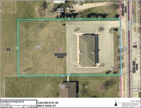 400 N Main St, Onsted, MI - AERIAL  map view
