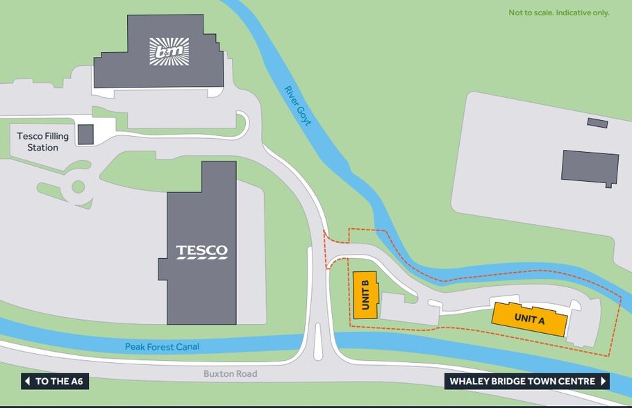 Whaley Bridge, Whaley Bridge for lease - Site Plan - Image 2 of 2