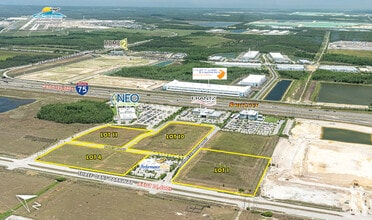 Three Oaks Parkway & Gulf Research Lane, Fort Myers, FL - AÉRIEN  Vue de la carte - Image1