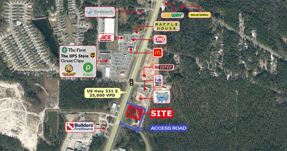 16485 US Hwy 331, Freeport, FL for lease - Building Photo - Image 1 of 6