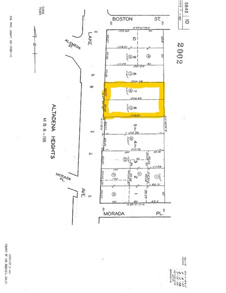 2058 Lake Ave, Altadena, CA for sale - Plat Map - Image 3 of 15