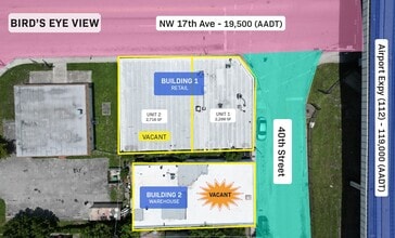 4000 NW 17th Ave, Miami, FL - AERIAL map view - Image1