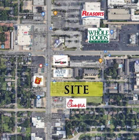 SE 41st St & Peoria Ave, Tulsa, OK à vendre - Photo du bâtiment - Image 1 de 1