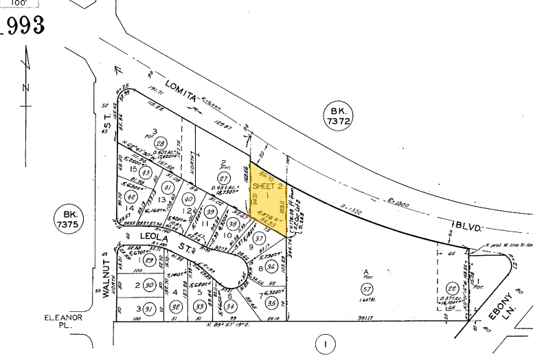 1852 Lomita Blvd, Lomita, CA for sale Plat Map- Image 1 of 1