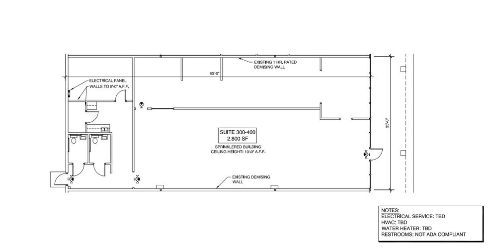 4327 Brownsville Rd, Powder Springs, GA à louer - Plan d’étage - Image 2 de 2