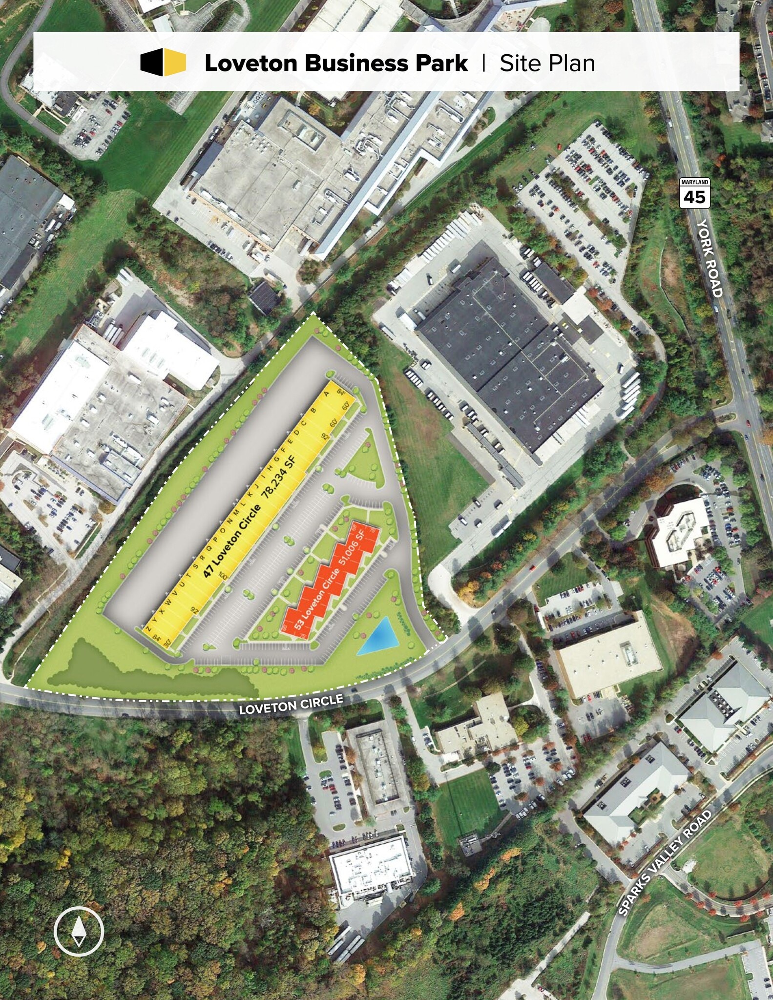 47 Loveton Cir, Sparks, MD for lease Site Plan- Image 1 of 2