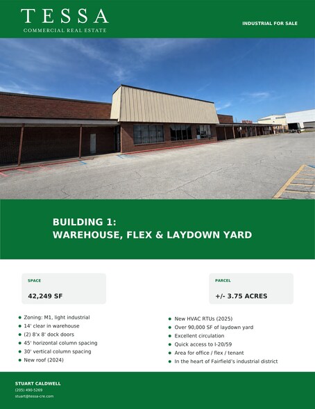 Fairfield, AL Industrial Portfolio portefeuille de 3 propriétés à vendre sur LoopNet.ca - Photo du bâtiment - Image 2 de 11
