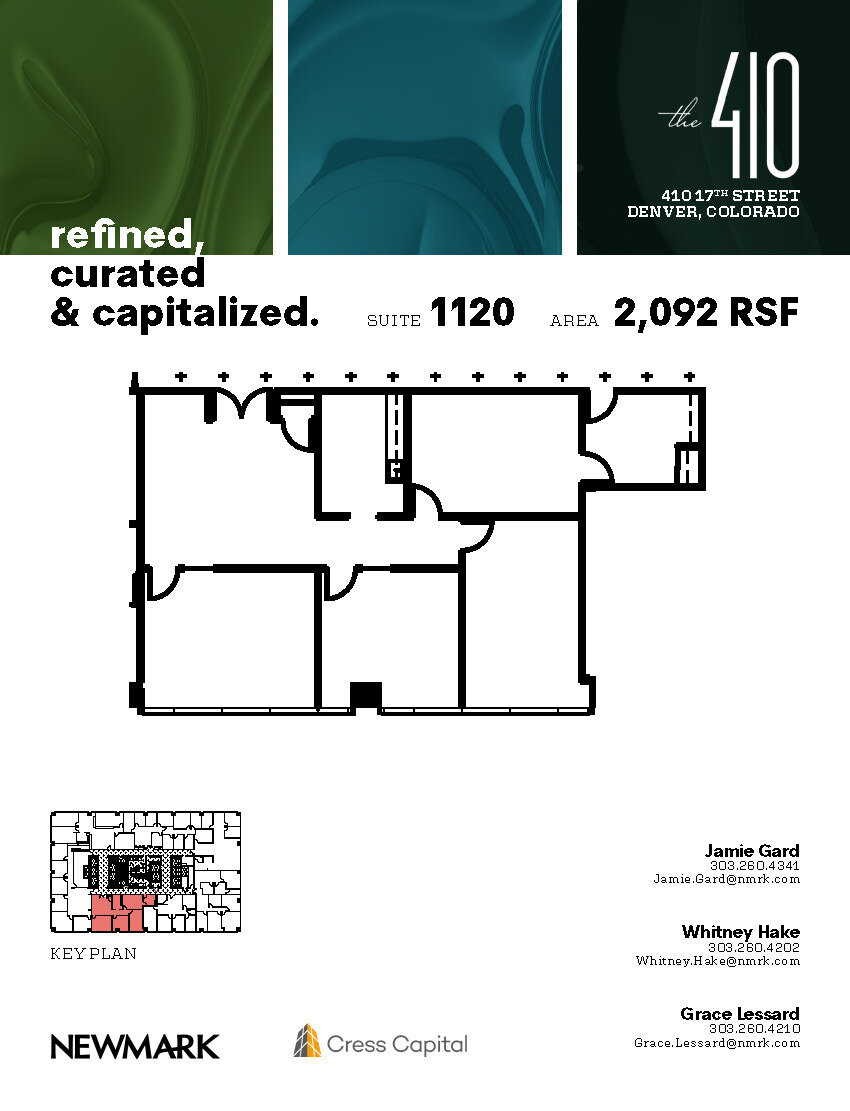 410 17th St, Denver, CO for lease Floor Plan- Image 1 of 1