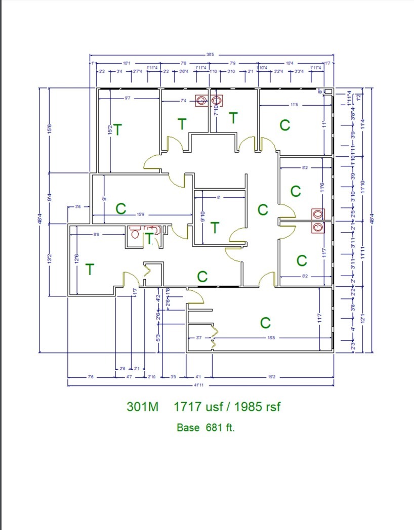 15565 Northland Dr, Southfield, MI à louer Plan d’étage- Image 1 de 1