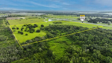 Braddock RD @ Polk Parkway, Auburndale, FL - AERIAL  map view - Image1