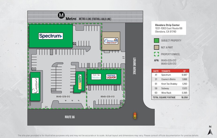 Glendora Strip Center - In Escrow portefeuille de 4 propriétés à vendre sur LoopNet.ca - Photo du bâtiment - Image 2 de 4