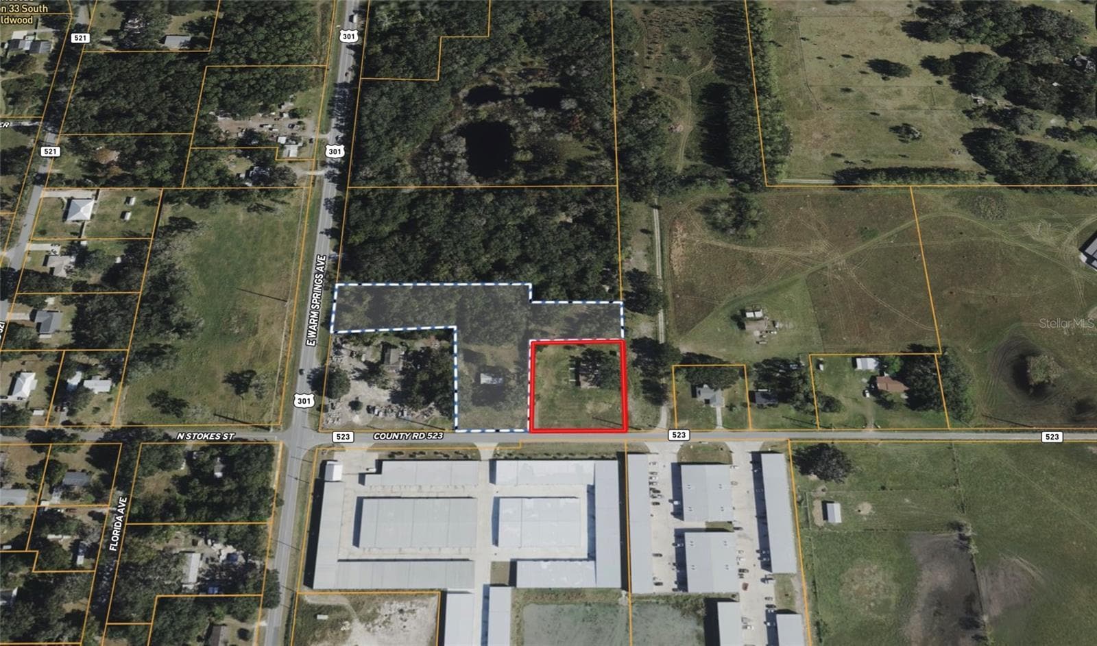 2889 County Road 523, Wildwood, FL for sale Aerial- Image 1 of 6