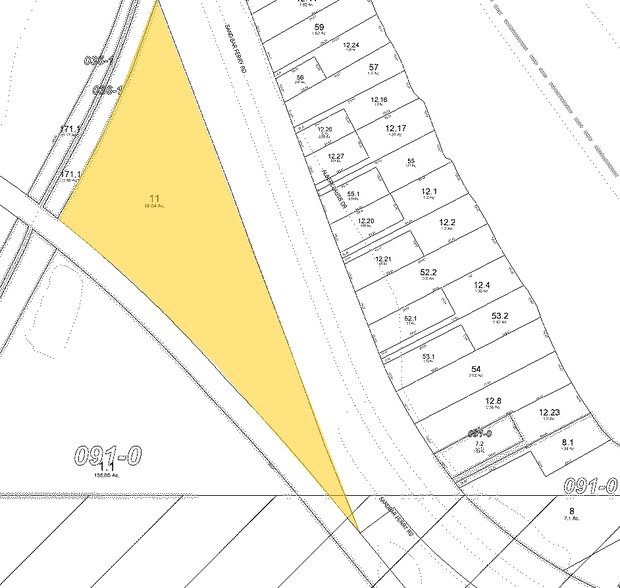 1802 Sand Bar Ferry Rd, Augusta, GA for sale - Plat Map - Image 1 of 1