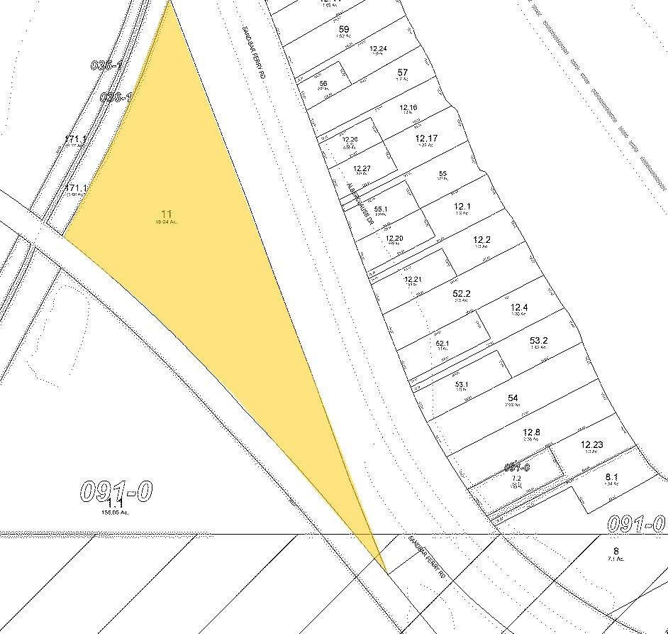 1802 Sand Bar Ferry Rd, Augusta, GA à vendre Plan cadastral- Image 1 de 1