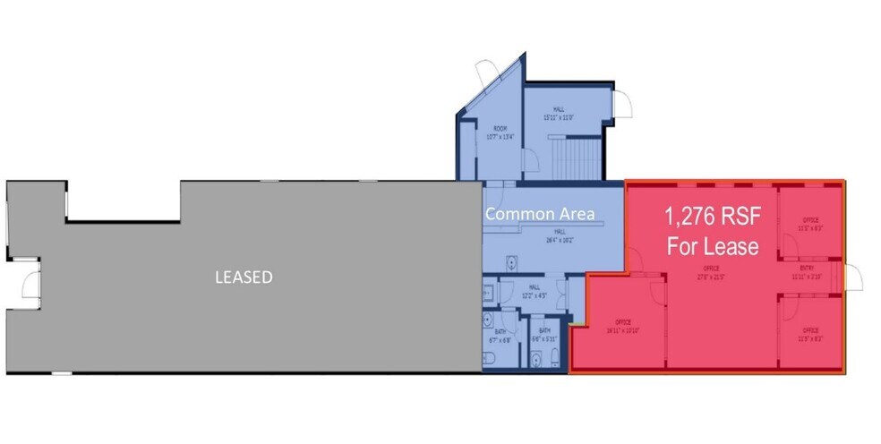505 Jefferson St, Roanoke, VA à louer - Plan d’étage - Image 2 de 2