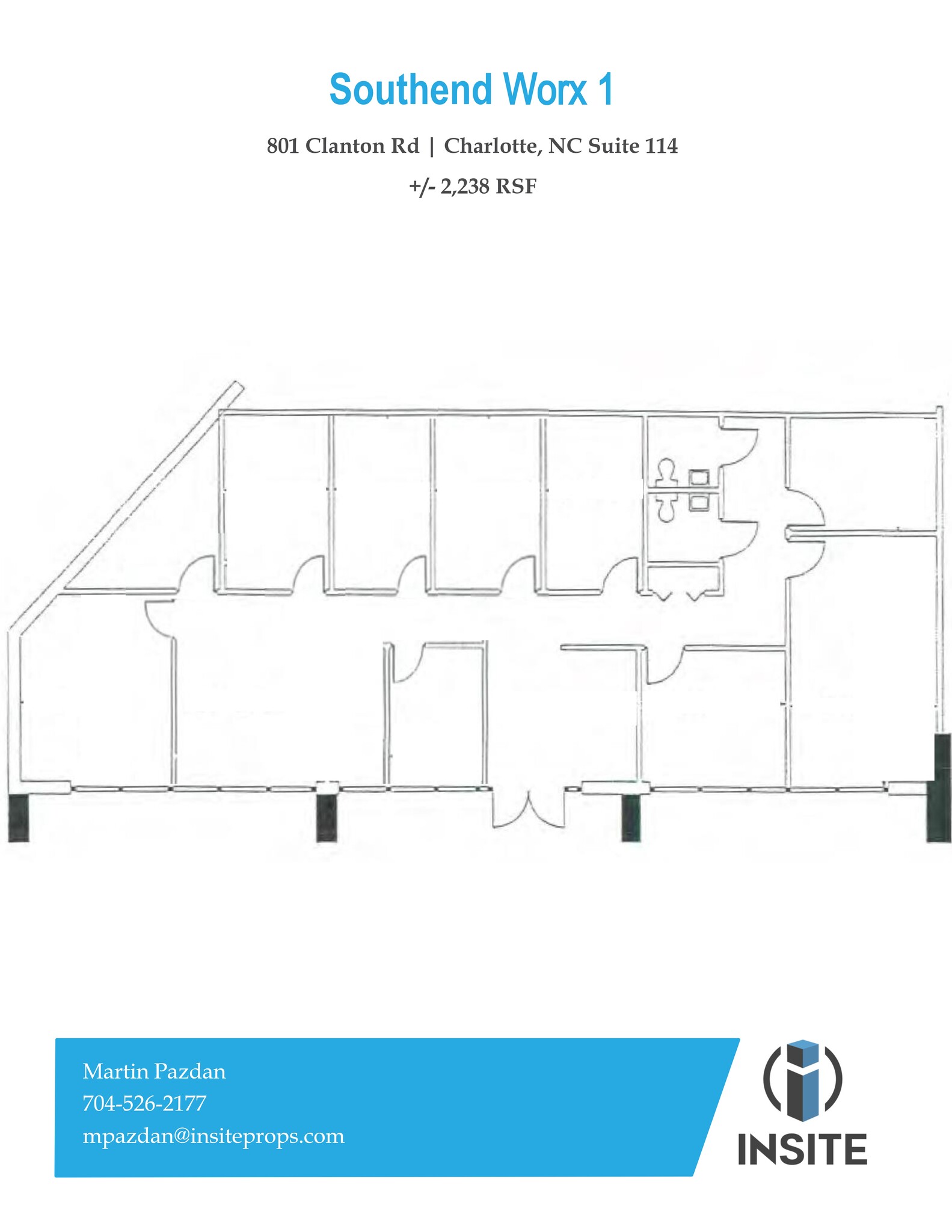 801 Clanton Rd, Charlotte, NC for lease Site Plan- Image 1 of 1