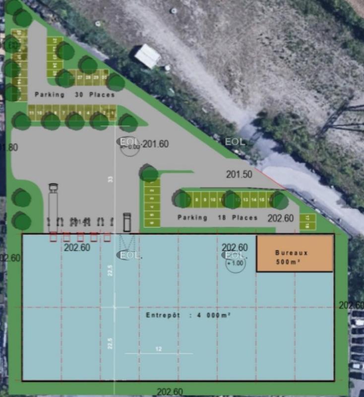Industrial in Jonage for sale Site Plan- Image 1 of 2