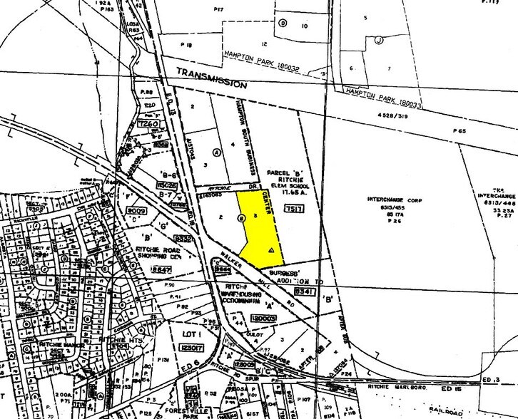 8701-8729 Ritchie Dr, Capitol Heights, MD à louer - Plan cadastral - Image 3 de 3