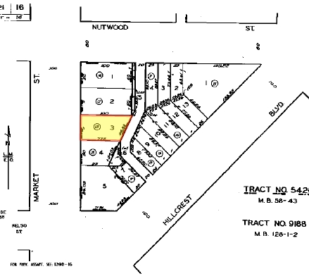 318-322 S Market St, Inglewood, CA for sale - Plat Map - Image 2 of 5