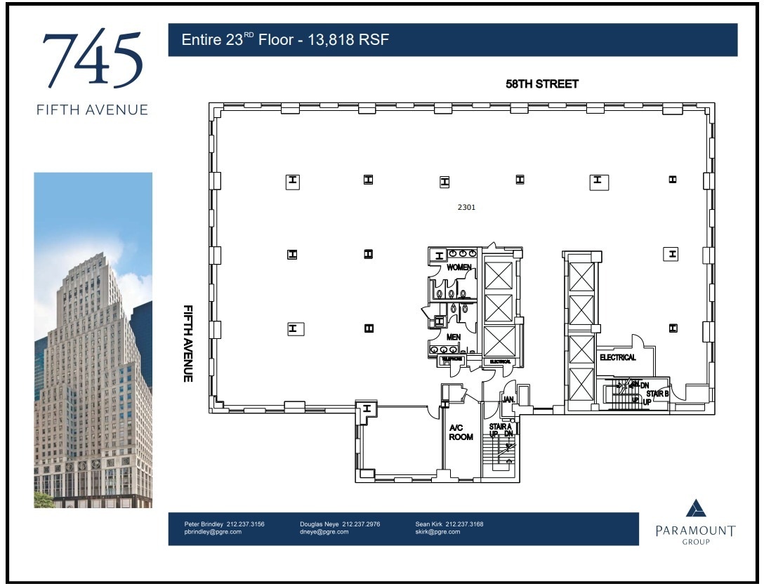 745 Fifth Ave, New York, NY for lease Floor Plan- Image 1 of 1