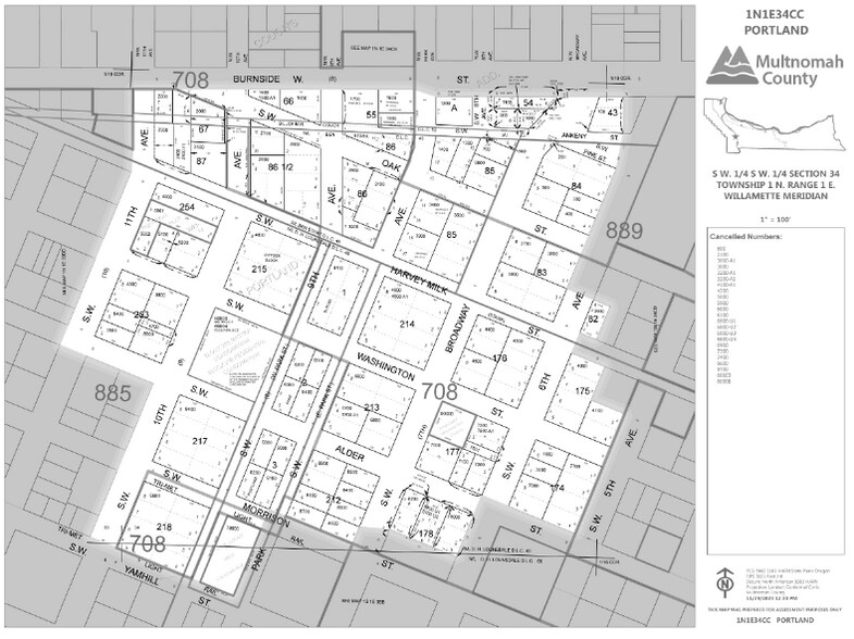 721 Sw Oak St, Portland, OR à louer - Plan cadastral - Image 2 de 21