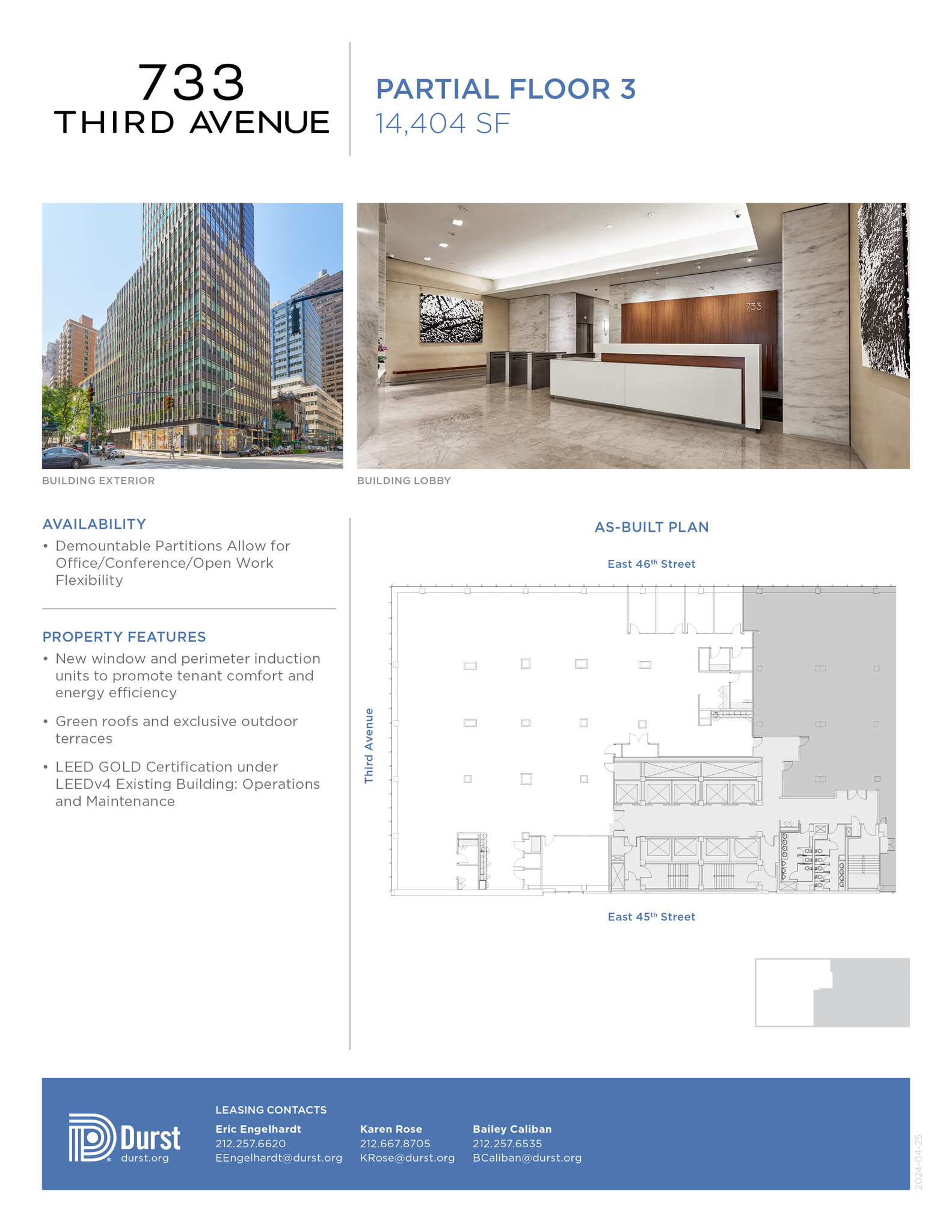 733 Third Ave, New York, NY for lease Floor Plan- Image 1 of 1