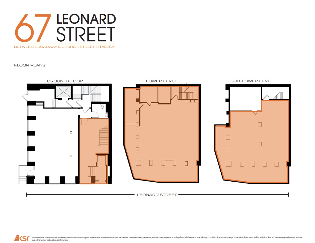 67 Leonard St, New York, NY for lease Floor Plan- Image 1 of 8
