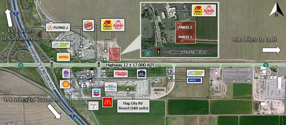 15070 N Thornton Rd, Lodi, CA à vendre - Aérien - Image 2 de 2