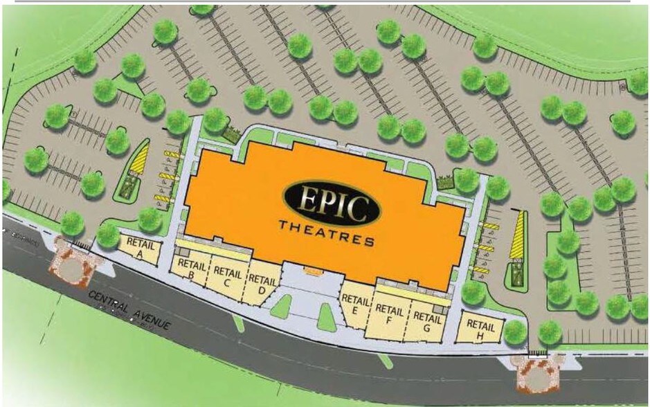 1185 Central Ave, Palm Coast, FL for lease - Site Plan - Image 1 of 2