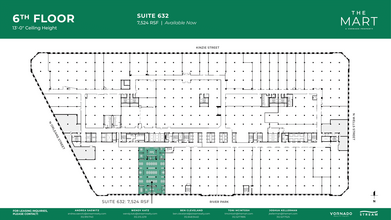 222 Merchandise Mart Plz, Chicago, IL for lease Floor Plan- Image 1 of 2