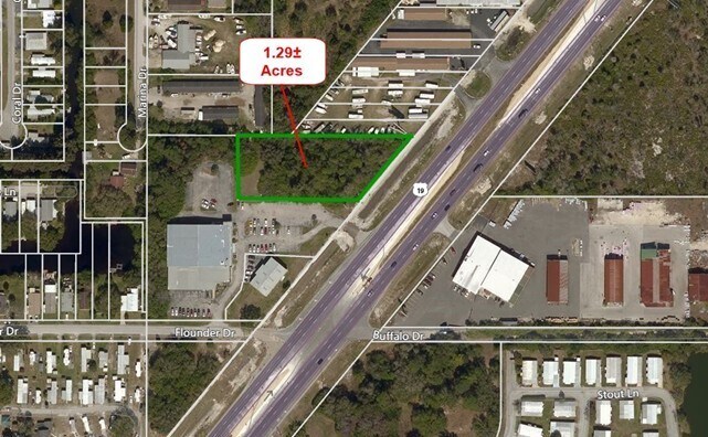 0 US Highway 19, Hudson, FL for sale - Aerial - Image 1 of 5