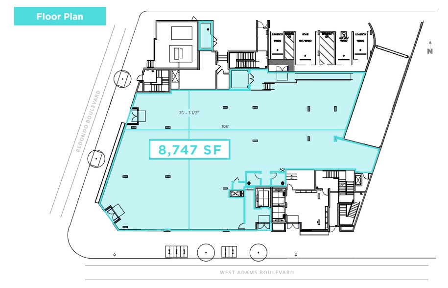 5217 W Adams Blvd, Los Angeles, CA à louer - Photo du bâtiment - Image 3 de 3