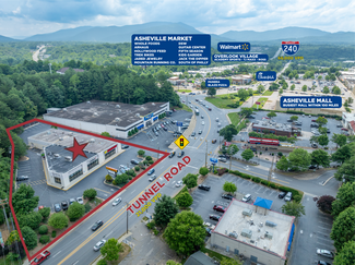 Plus de détails pour 242-244 Tunnel Rd, Asheville, NC - Vente au détail à vendre