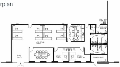 11325 Reed Hartman Hwy, Blue Ash, OH à louer Plan d’étage- Image 2 de 2