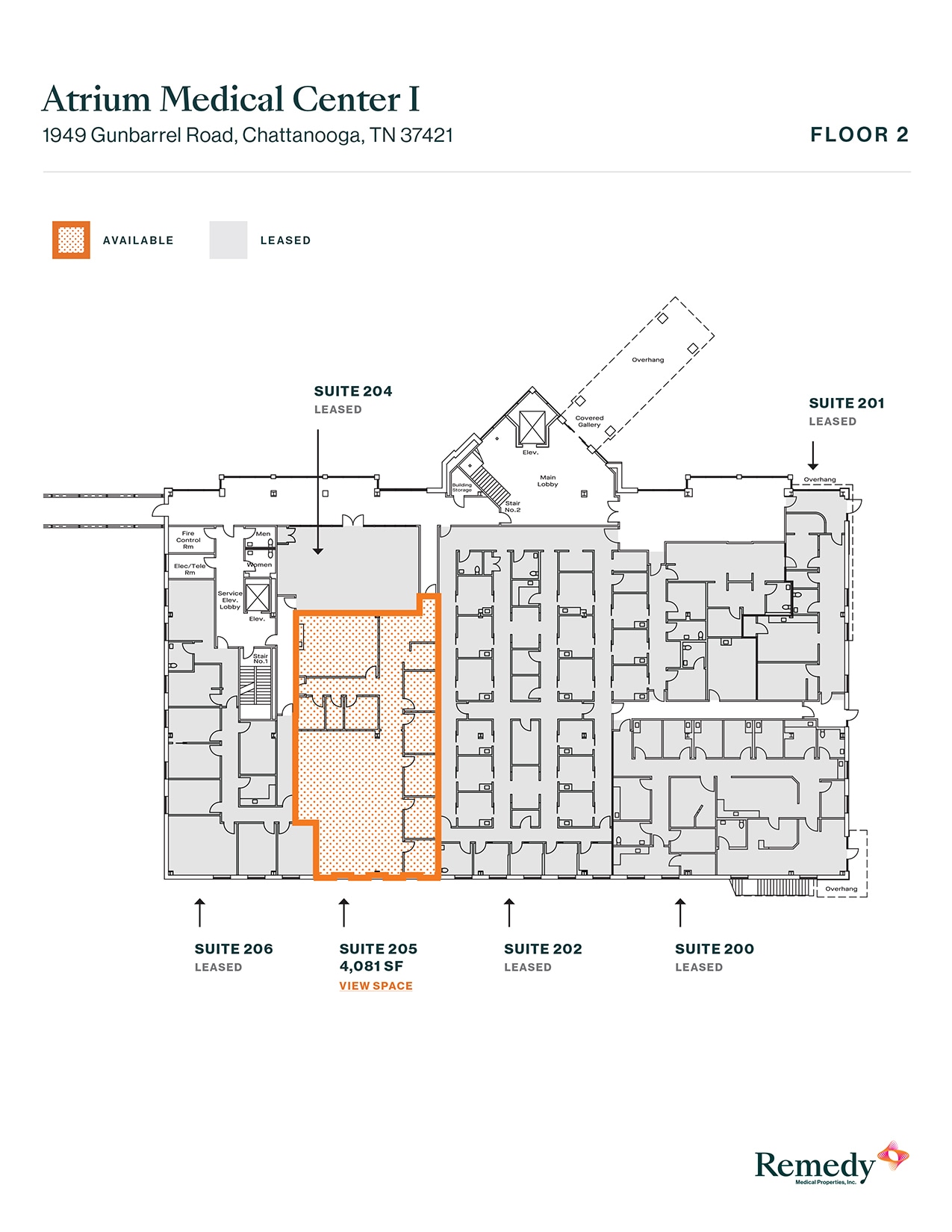 1949 Gunbarrel Rd, Chattanooga, TN for lease Floor Plan- Image 1 of 2