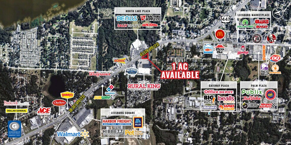 1719 N Citrus Blvd, Leesburg, FL à vendre - Aérien - Image 2 de 2