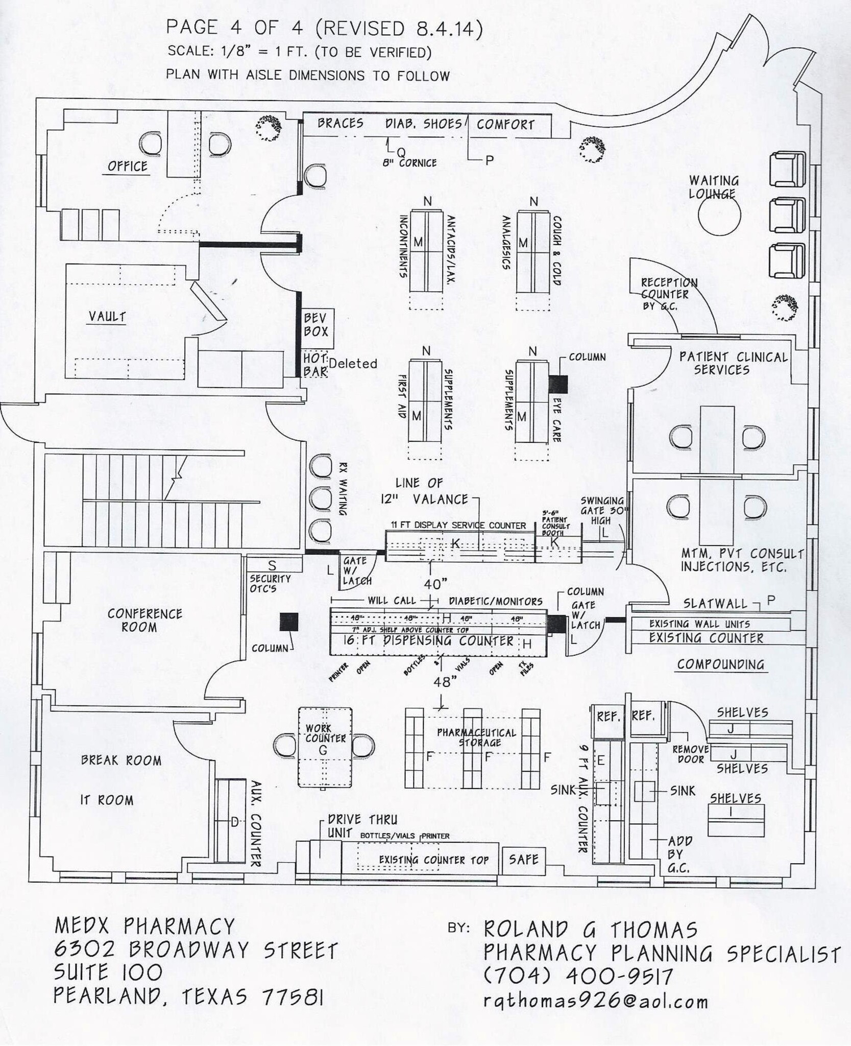 6302 W Broadway St, Pearland, TX à louer Plan de site- Image 1 de 11