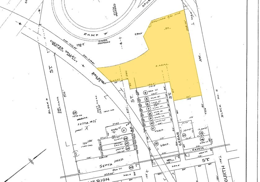 1 Schuylkill Pky, Bridgeport, PA à louer - Plan cadastral - Image 2 de 7