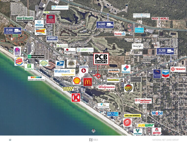 9950-9956 Hutchison Blvd, Panama City Beach, FL à louer - Photo du bâtiment - Image 2 de 5