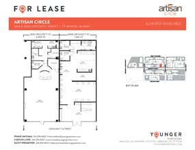 2973 W 7th St, Fort Worth, TX for lease Floor Plan- Image 2 of 2