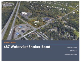 Plus de détails pour 687 Watervliet Shaker Rd, Latham, NY - Terrain à louer