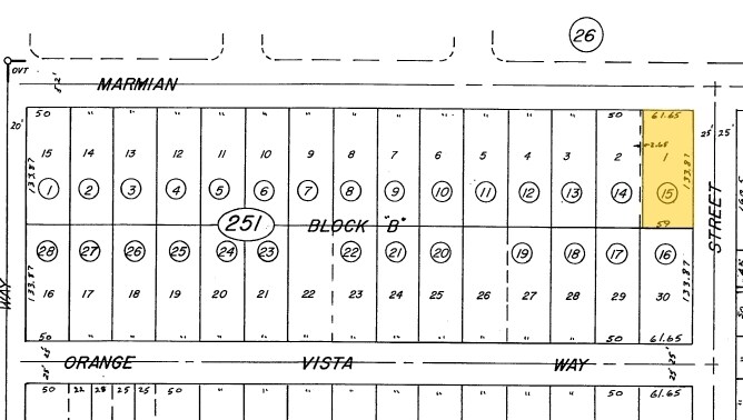 6785 Palm Ave, Riverside, CA à vendre - Plan cadastral - Image 2 de 2