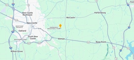 2225 County Line Rd, New Castle, PA - AÉRIEN  Vue de la carte