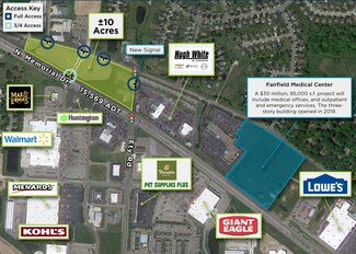 Plus de détails pour N Memorial Dr, Lancaster, OH - Terrain à vendre