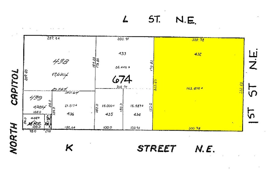 90 K St NE, Washington, DC à vendre - Plan cadastral - Image 1 de 1