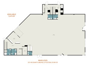 221 W County Line Rd, Littleton, CO for lease Floor Plan- Image 2 of 2